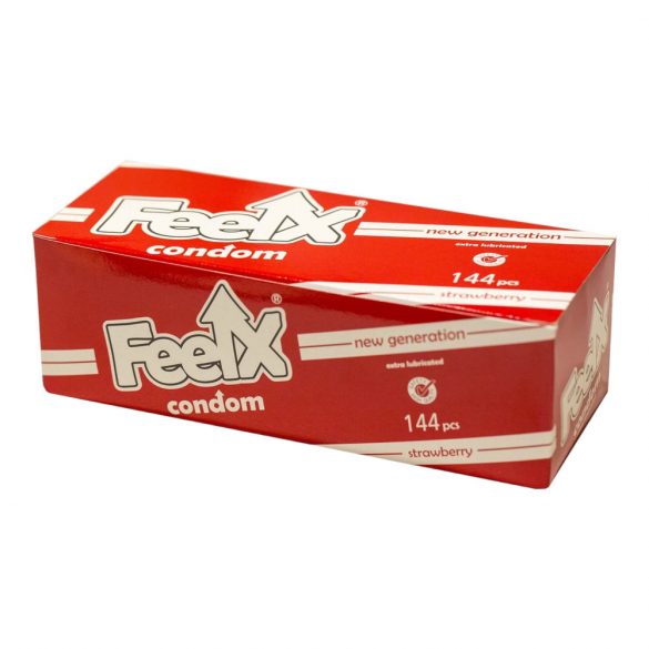 FeelX prezervatīvi - zemeņu (144 gab)