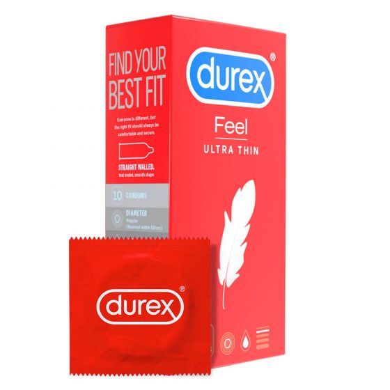 Durex Feel Ultra Thin - ultra reaalne kondoom (10tk)