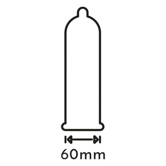 Secura Baklažāns - īpaši liels prezervatīvs - 60mm (12gb)