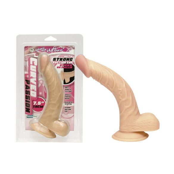 NMC 7.5 - Izliekts dabīgais dildo (19cm) 