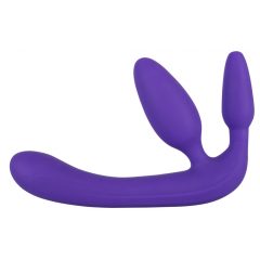 Triple Strapless Strap-on Dildo (violet)