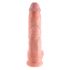 King Cock 10 sēklinieku liels dildo (25 cm) - naturāls 