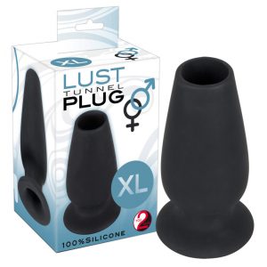 You2Toys - Lust Tunnel XL - õõnes anaalvenitus dildo (must)