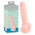 Medical - medicīniskā silikona dildo (18 cm) - dabīga 