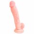 Medical - medicīniskā silikona dildo (18 cm) - dabīga 