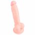 Medical - medicīniskā silikona dildo (18 cm) - dabīga 