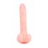 Medicīniskais - medicīnas silikona dildo (21cm) - dabīgs 