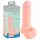 Medical - taisns medicīniskais silikona dildo (20cm) - dabīgs 