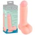 Medical - taisns medicīniskais silikona dildo (20cm) - dabīgs 