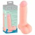 Medical - taisns medicīniskais silikona dildo (20cm) - dabīgs 