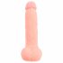 Medical - taisns medicīniskais silikona dildo (20cm) - dabīgs 