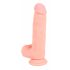 Medical - taisns medicīniskais silikona dildo (20cm) - dabīgs 