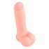 Medical - taisns medicīniskais silikona dildo (20cm) - dabīgs 