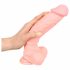 Medicīniskais - medicīniskais silikona dildo (24 cm) - dabisks 