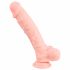 Medicīniskais - medicīniskais silikona dildo (24 cm) - dabisks 