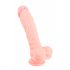 Medicīniskais - medicīniskais silikona dildo (24 cm) - dabisks 