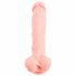 Medicīniskais - medicīniskais silikona dildo (24 cm) - dabisks 