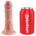 King Cock Strap-on 6 - piestiprināmais dildo - dabisks 