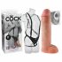 King Cock Strap-on 11 - dobs dobums, kurpējams dildo ar jostu (28cm) 