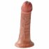 King Cock 6 dildo (15 cm) - brūns 