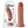 King Cock 8 dildo (20 cm) - tumšs naturāls 