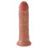 King Cock 8 dildo (20 cm) - tumšs naturāls 