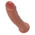 King Cock 8 dildo (20 cm) - tumšs naturāls 