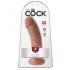 King Cock 8 dildo (20 cm) - tumšs naturāls 