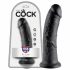 King Cock 8 dildo (20 cm) - melns