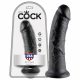 King Cock 8 dildo (20 cm) - melns