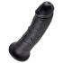 King Cock 8 dildo (20 cm) - melns