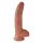 King Cock 9 sēklinieku dildo (23 cm) - brūns