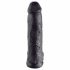 King Cock 12 ar olām liels dildo (30 cm) - melns