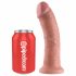 King Cock 8 dildo (20 cm) - dabīgs 