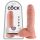 King Cock 8 sēklinieku dildo (20 cm) - dabisks