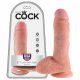 King Cock 8 sēklinieku dildo (20 cm) - dabisks