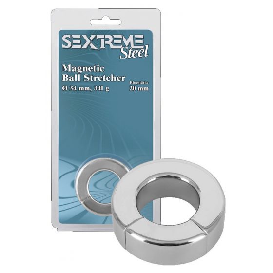 Sextreme - smags magnētiskais sēklinieku gredzens un stiepējs (341g)
