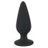 Melns samts Heavy - 40g anālais dildo (melns) 