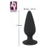 Melns samts Heavy - 40g anālais dildo (melns) 