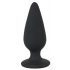 Melnais samts Heavy - 75 g anālais dildo (melns) 