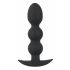 Black Velvet Heavy - 145 g sfēriskais anālais dildo (melns) 