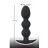 Black Velvet Heavy - 145 g sfēriskais anālais dildo (melns) 