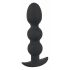 Black Velvet Heavy - 145 g sfēriskais anālais dildo (melns) 