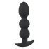 Black Velvet Heavy - 145 g sfēriskais anālais dildo (melns) 