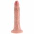 King Cock 7 dildo (18 cm) - naturāls 