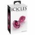 Icicles Nr. 79 - konusa stikla anālais dildo (rozā) 