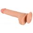 realistixxx - ar piesūcekni reālistisks dildo (22 cm) - dabīgs 