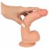 realistixxx - ar piesūcekni reālistisks dildo (22 cm) - dabīgs 