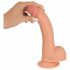 realistixxx - ar piesūcekni reālistisks dildo (22 cm) - dabīgs 