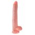 King Cock 14 sēklinieks liels dildo (35cm) - dabīgs 